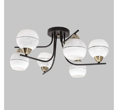 Потолочная люстра на штанге Imex MD.8136-6-S-BK+AB_IM