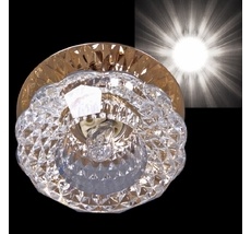 Точечный светильник круглый Sneha 7299/H-S G9 GD_SN