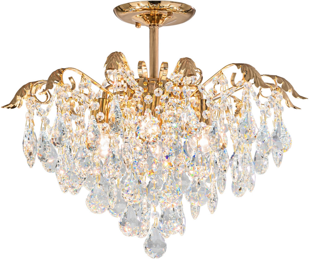 Люстра хрустальная потолочная на штанге E27*60W French Escada 1128/6_ESC