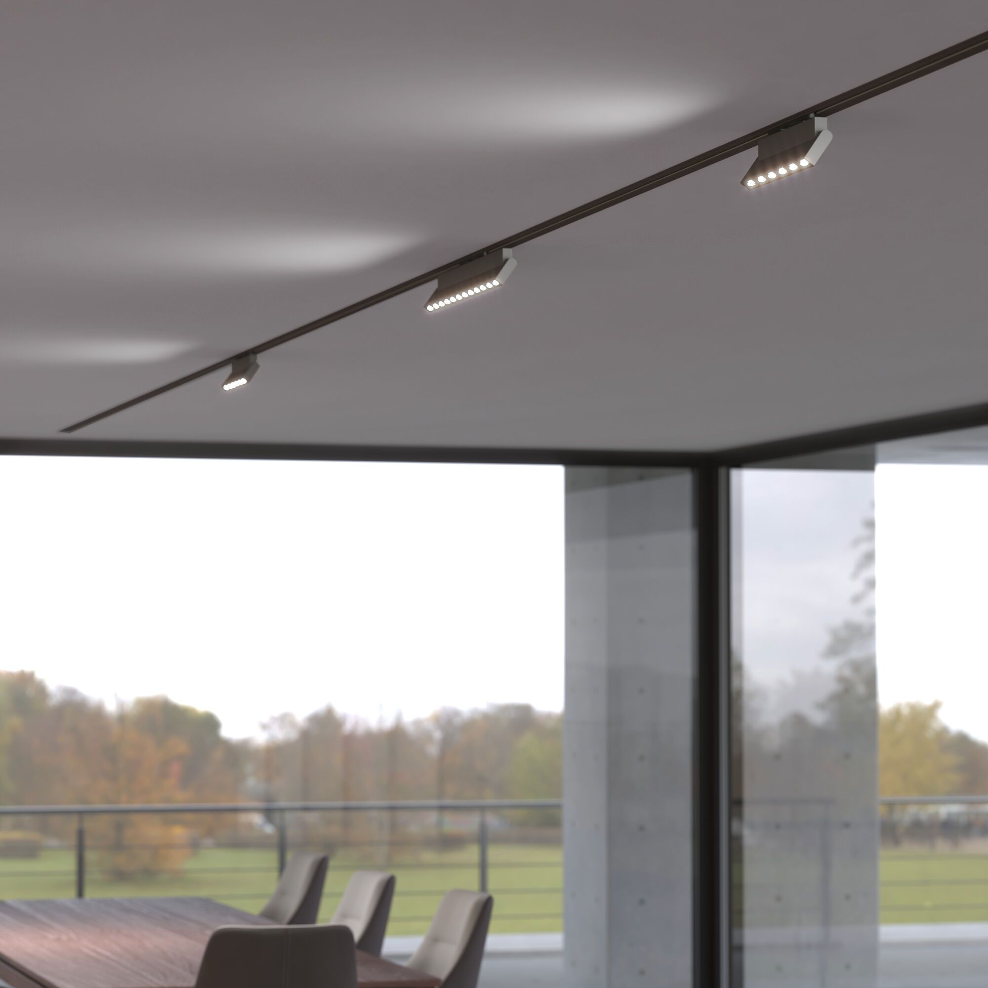 Трековый светильник однофазный Elektrostandard Garda a057443_ES