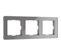 Рамка на 3 поста Acrylic графит Werkel a059323_WR