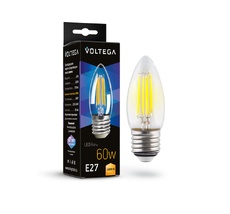 Лампочка Voltega Candle matt E27 6W 7208_VG