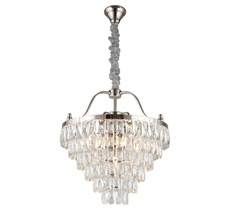 Подвесная каскадная люстра хрустальная Aployt APL.725.03.07