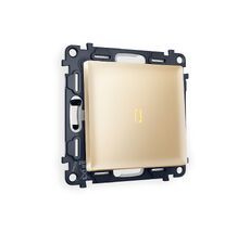 Выключатель одноклавишный с подсветкой Ambrella Volt ALFA QUANT MA602010_AMB