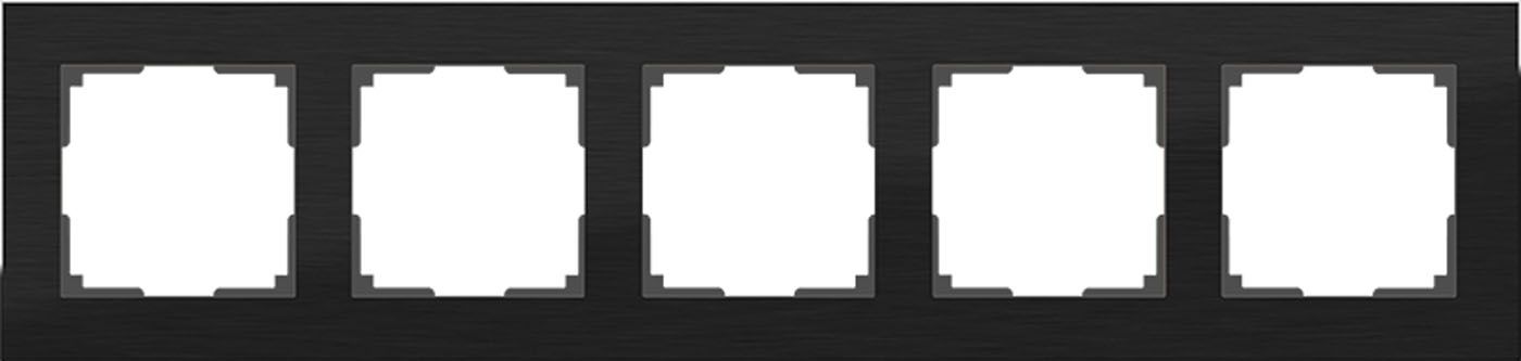 

Рамка на 5 постов Aluminium WL11-Frame-05 a050960, Черный, a050960