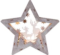 Светодиодный Светильник-статуэтка новогодний на батарейках Eglo FAUNA 410413