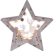 Светодиодный Светильник-статуэтка новогодний на батарейках Eglo FAUNA 410413