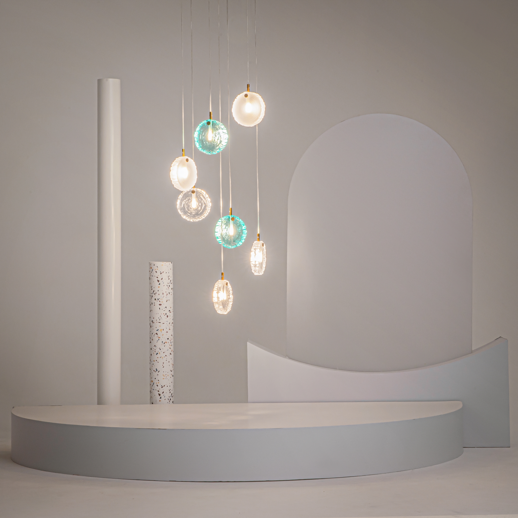 Подвесной светильник Maytoni Frozen MOD254PL-07BS_MY