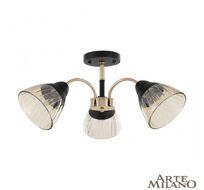 Потолочная люстра Arte Milano Napoli 320119/3 FG+BK
