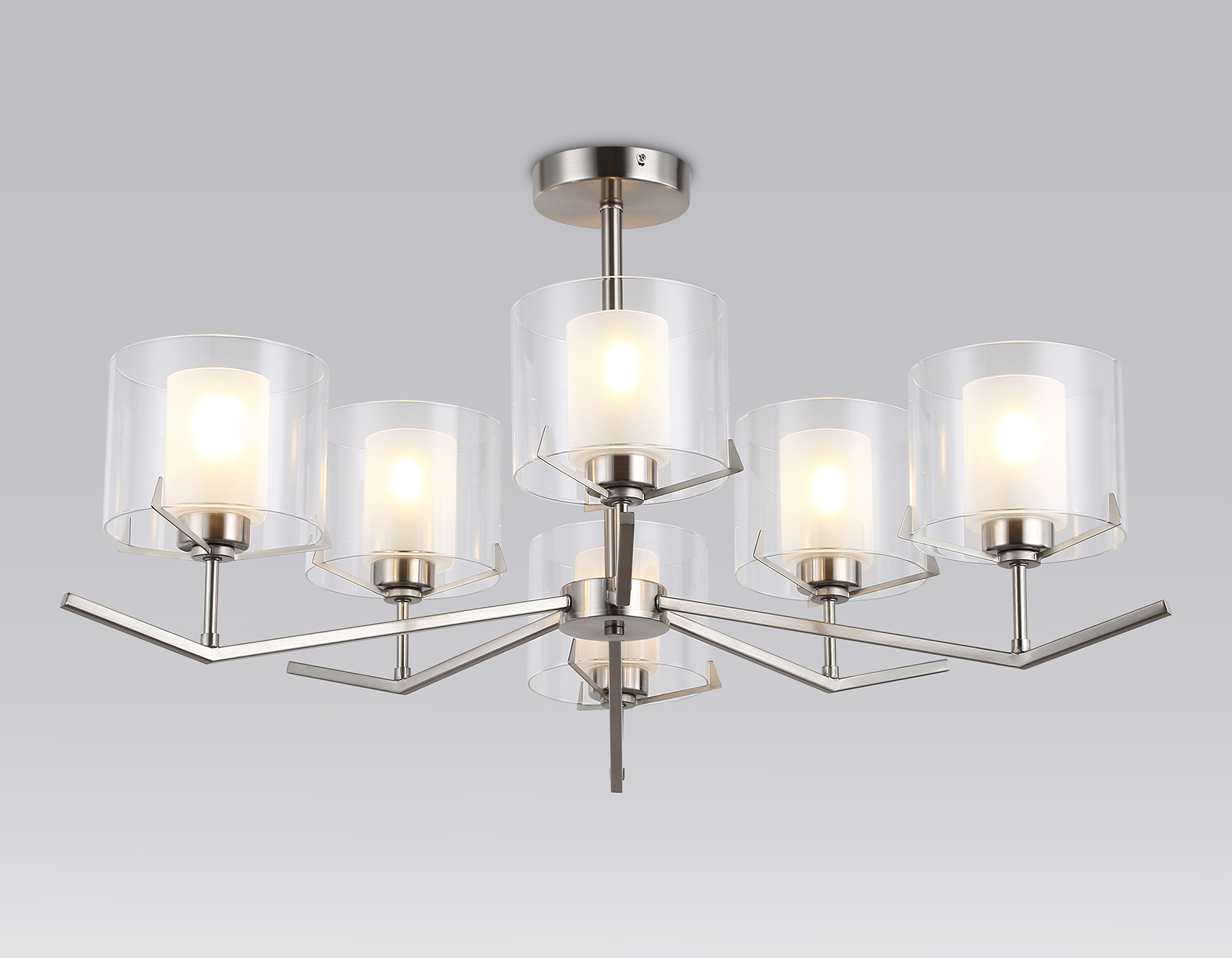 Подвесная люстра на штанге Ambrella Light HIGH LIGHT Modern LH57002_AMB