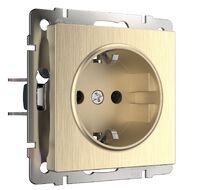 Розетка с заземлением Werkel WL10-SKG-01-IP20 a051434_WR