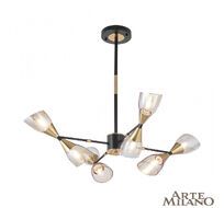 Потолочная люстра Arte Milano Neapolis 276708/8 BK/GD