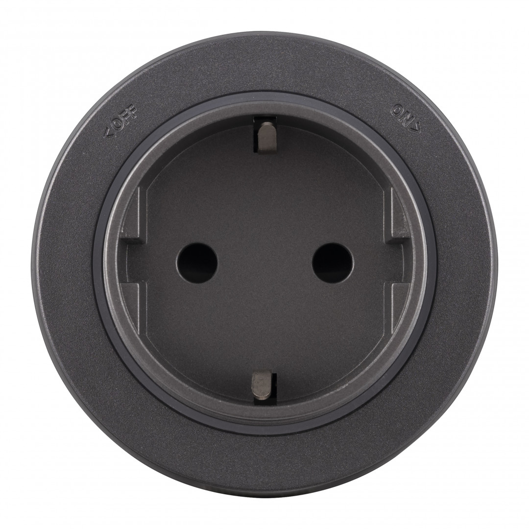 Трековая розетка Arte Milano track-sockets 397951TS/ES Grey
