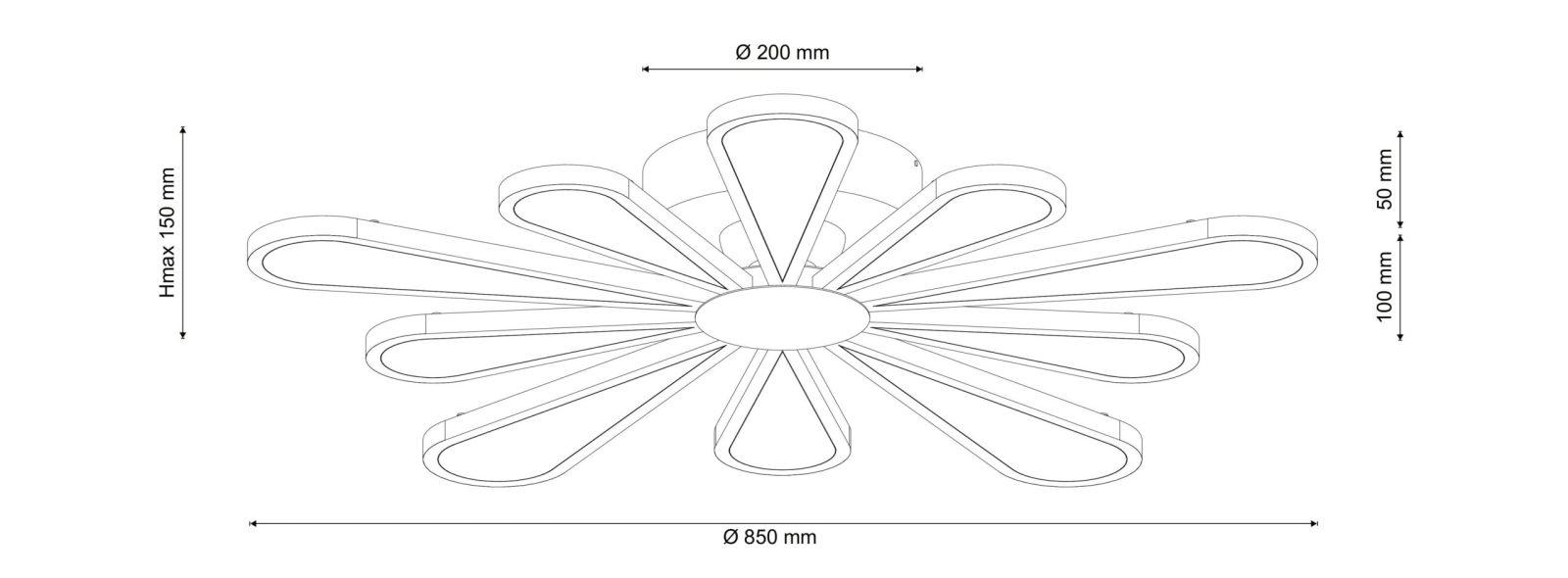 Потолочная люстра Lucia Tucci MIRACOLI Miracoli 202.10 LED