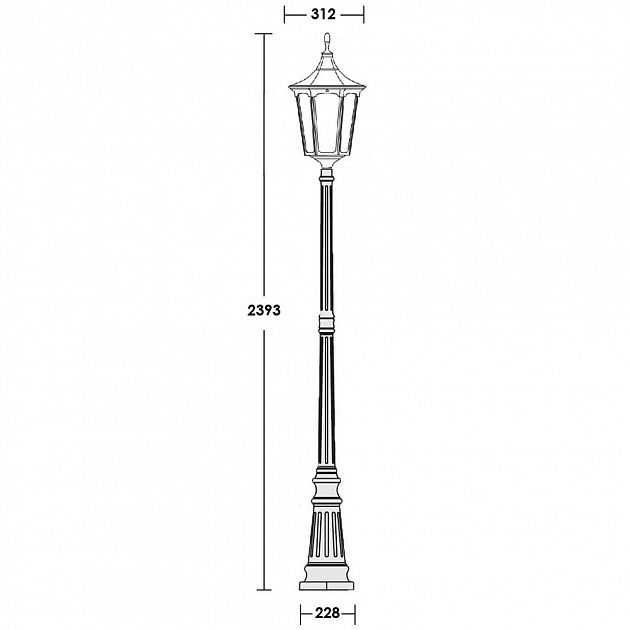 Наземный фонарь IP44 79709L Bl Oasis Light 79709L Bl_OL