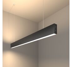 Подвесной светильник Elektrostandard Линейный светодиодный двусторонний 103 см 40 Вт 4200 К черная шагрень Grand a042943_ES