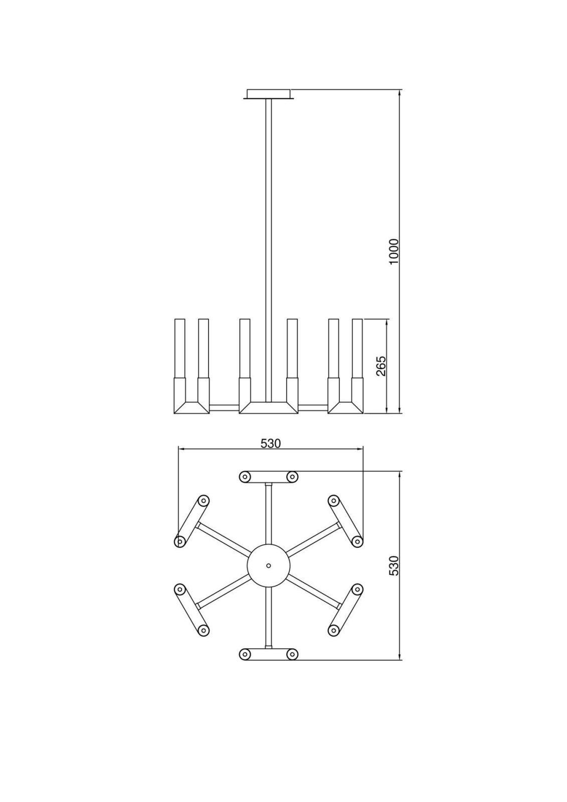Подвесная люстра Lucia Tucci FLOP FLOP 3390.12 chrome