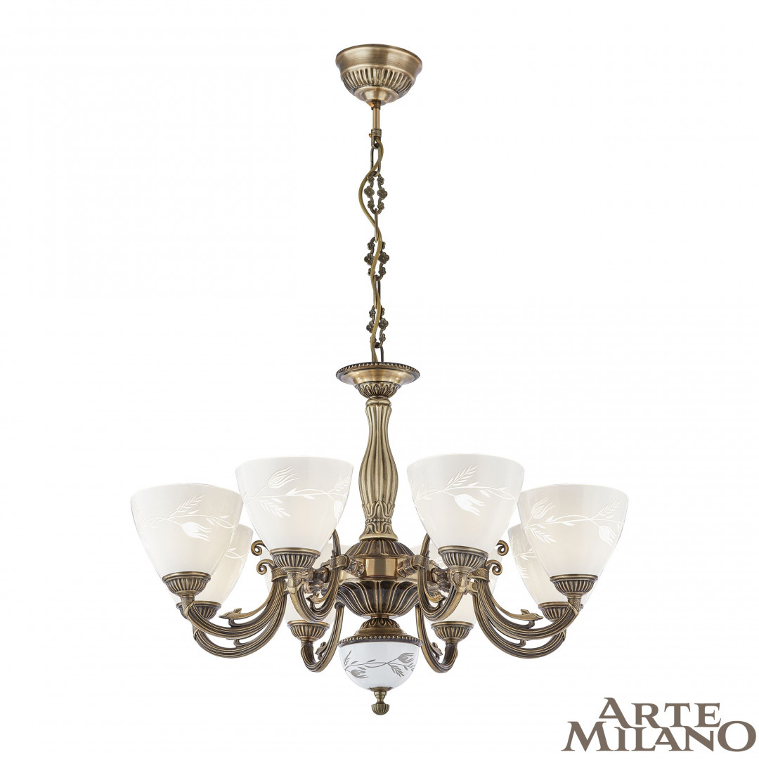 

Подвесная люстра Arte Milano 343659/8 AB, 343659/8 AB