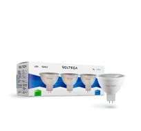 Комплект ламп 3шт Voltega Sofit 7W GU5.3 4000K Lens 7179_MY