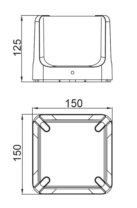Настенный светильник уличный светодиодный IP54 Oasis Light W6166 Gr_OL