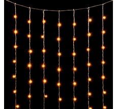 Гирлянда Занавес 2 x 3 м Желтый 220В, 600 LED, Провод Прозрачный ПВХ, IP20 PCL600NOT-10-2Y