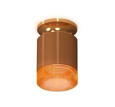 Комплект накладного светильника Ambrella light с композитным хрусталем Techno XS7404122_AMB