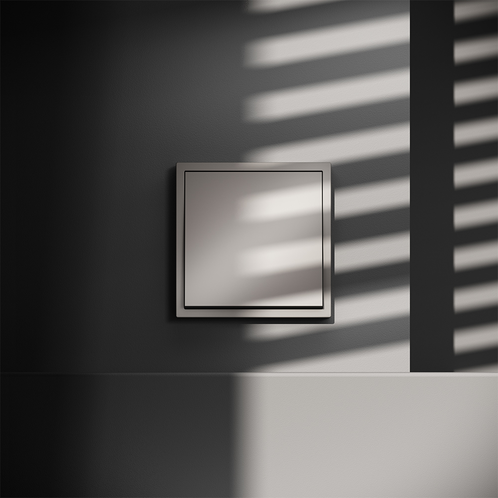 Проходной переключатель встраиваемый VOLTUM S70 одноклавишный 10А VLS010303