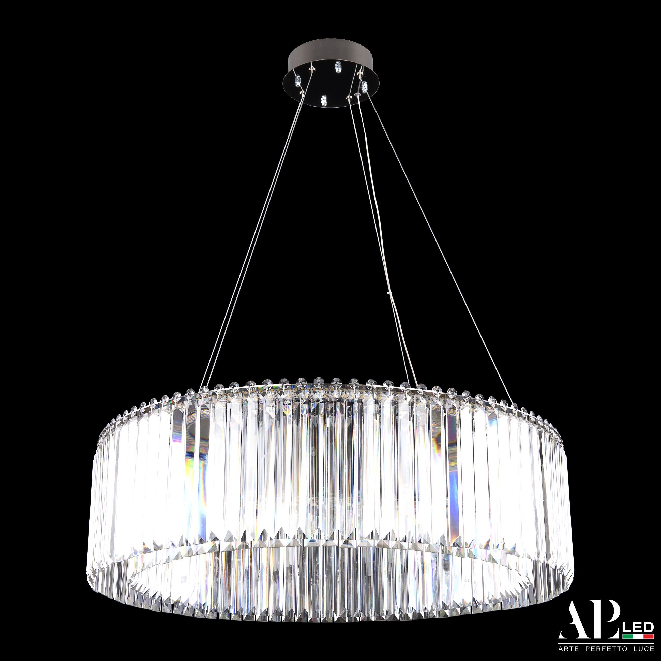 Хрустальная люстра APL LED Sicilia SH09.73.A.Ni.4000_BI