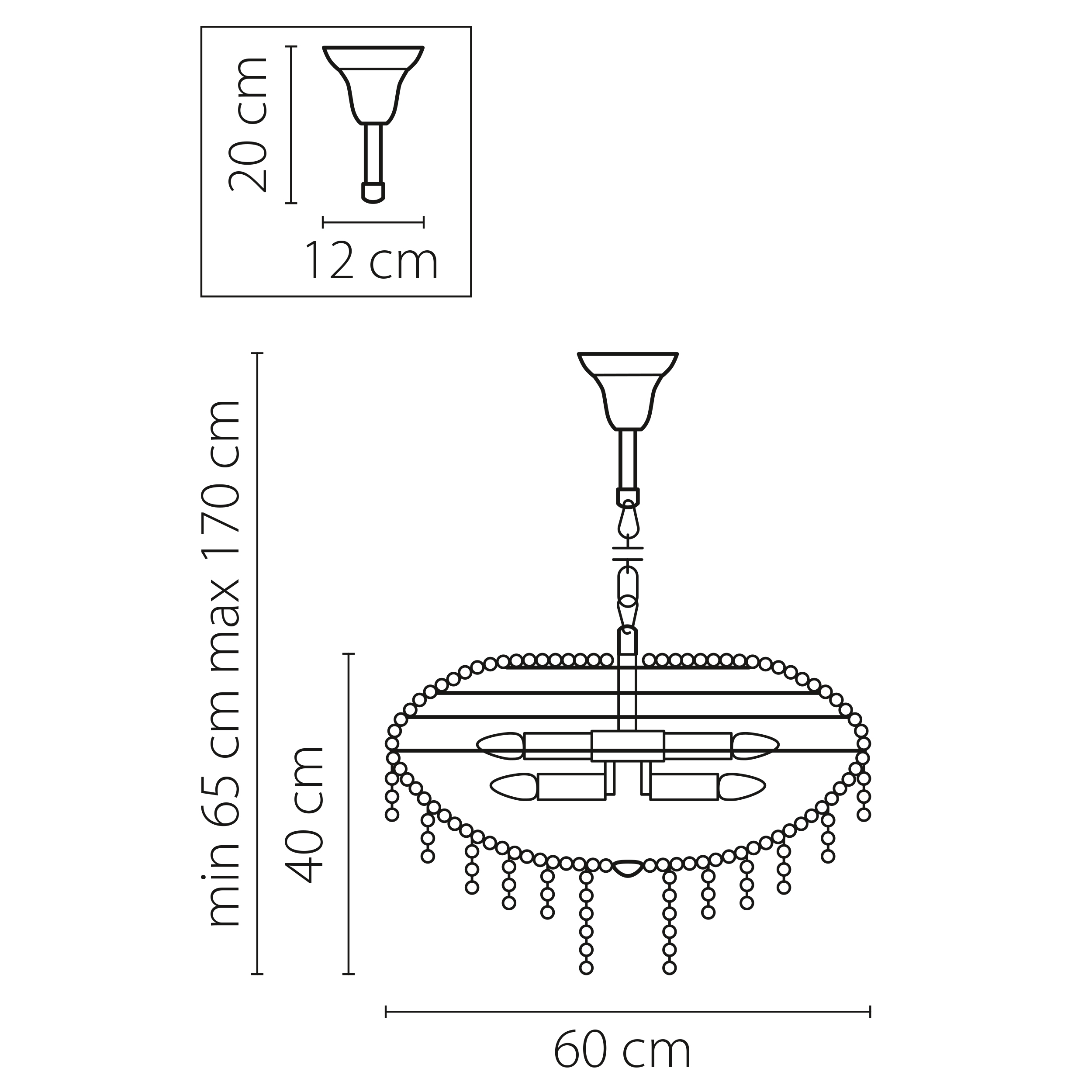 Подвесная люстра LightStar CLASSIC 700150_LS
