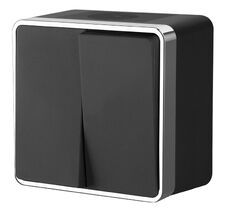 Выключатель двухклавишный влагозащищенный Gallant WL15-03-02 a050976_WR