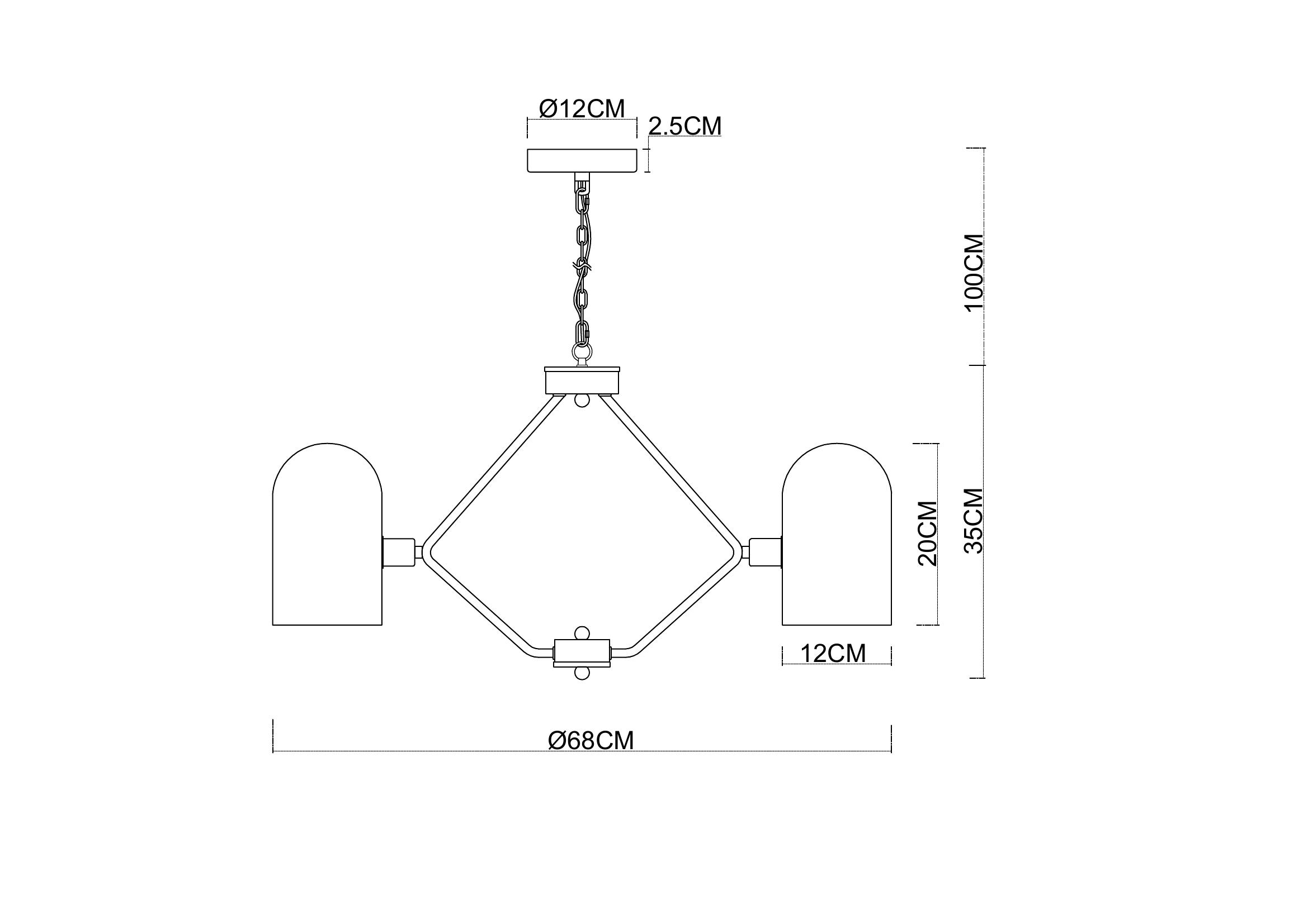 Подвесная люстра Arte Lamp CASSEL A5454LM-5PB