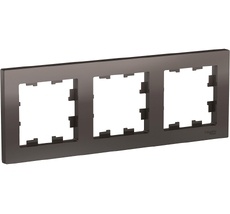 Рамка на 3 поста (мокко) Systeme Electric ATN000603