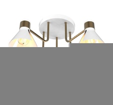 Потолочная люстра на штанге Imex MD.8312-5-S-WH+AB_IM