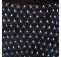 Светодиодная Сеть 2 x 3 м Белая Модульная 220В, 384 LED, Провод Прозрачный ПВХ, IP54 NTL384M-10-2W