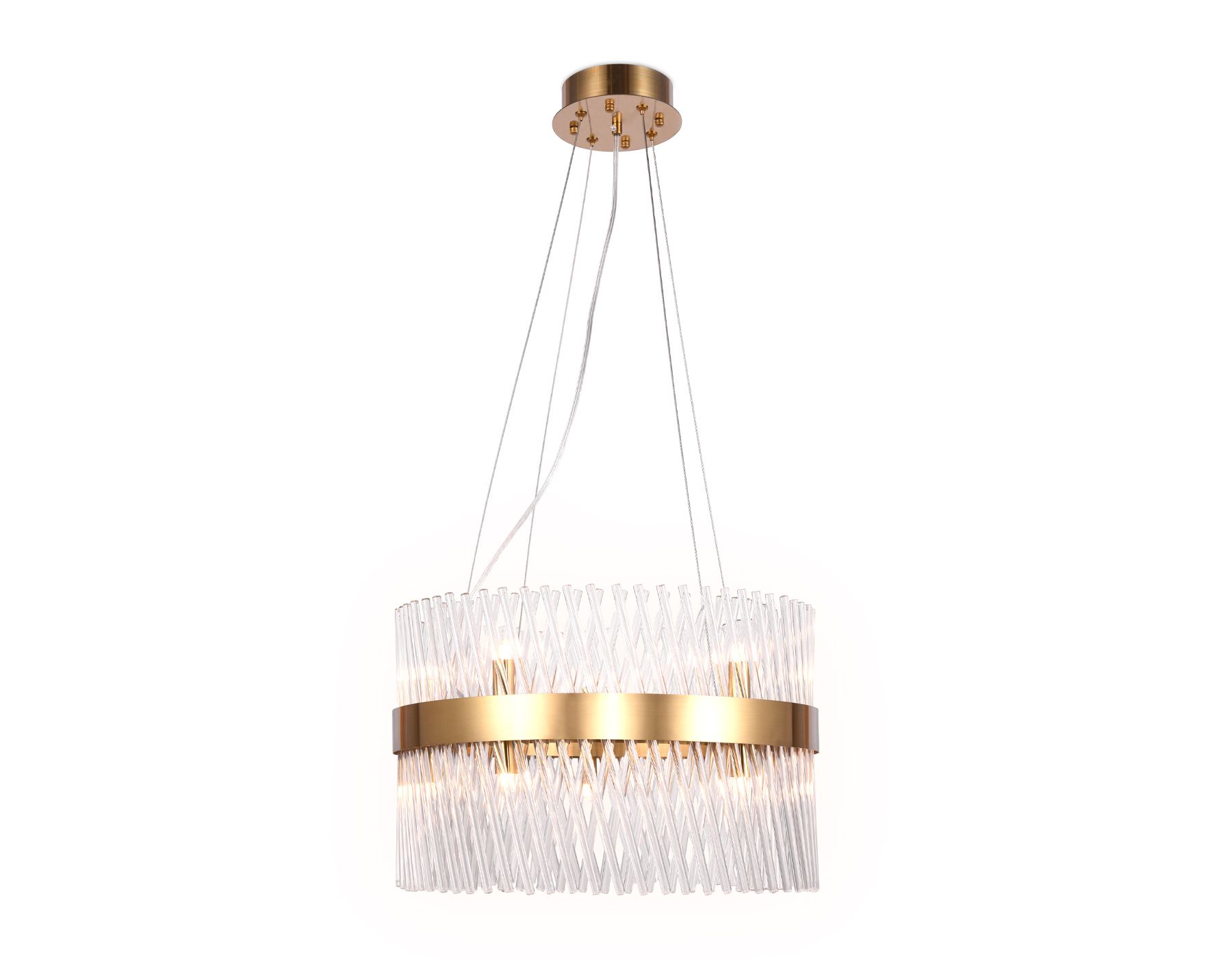 Подвесная люстра Ambrella light с хрусталем TR TR5359_AMB