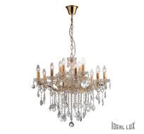 Хрустальная люстра Ideallux FLORIAN SP12 ORO_IL