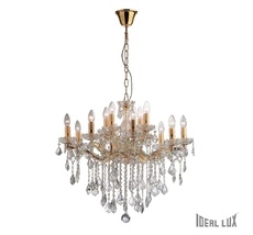 Хрустальная люстра Ideallux FLORIAN SP12 ORO_IL