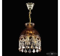 Подвесной светильник Bohemia Ivele Crystal 5478/22 G Amber/M-1G Leafs K721_BI