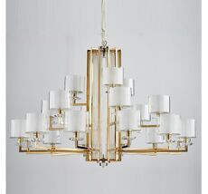 Подвесная люстра NewPort 4412+6+3/C gold_NP