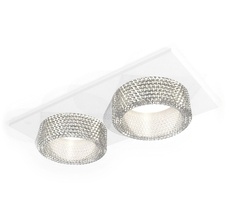 Комплект встраиваемого светильника Ambrella light с композитным хрусталем Techno XC6525040_AMB