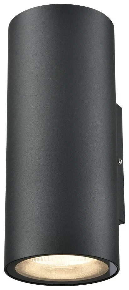 Настенный уличный светильник Wertmark WENZEL WE922.01.021, цвет черный