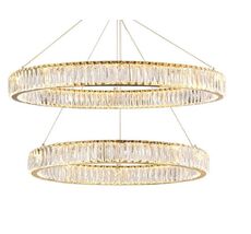 Подвесная люстра Newport Вертикальная композиция 8240 из двух колец золото №13_NP