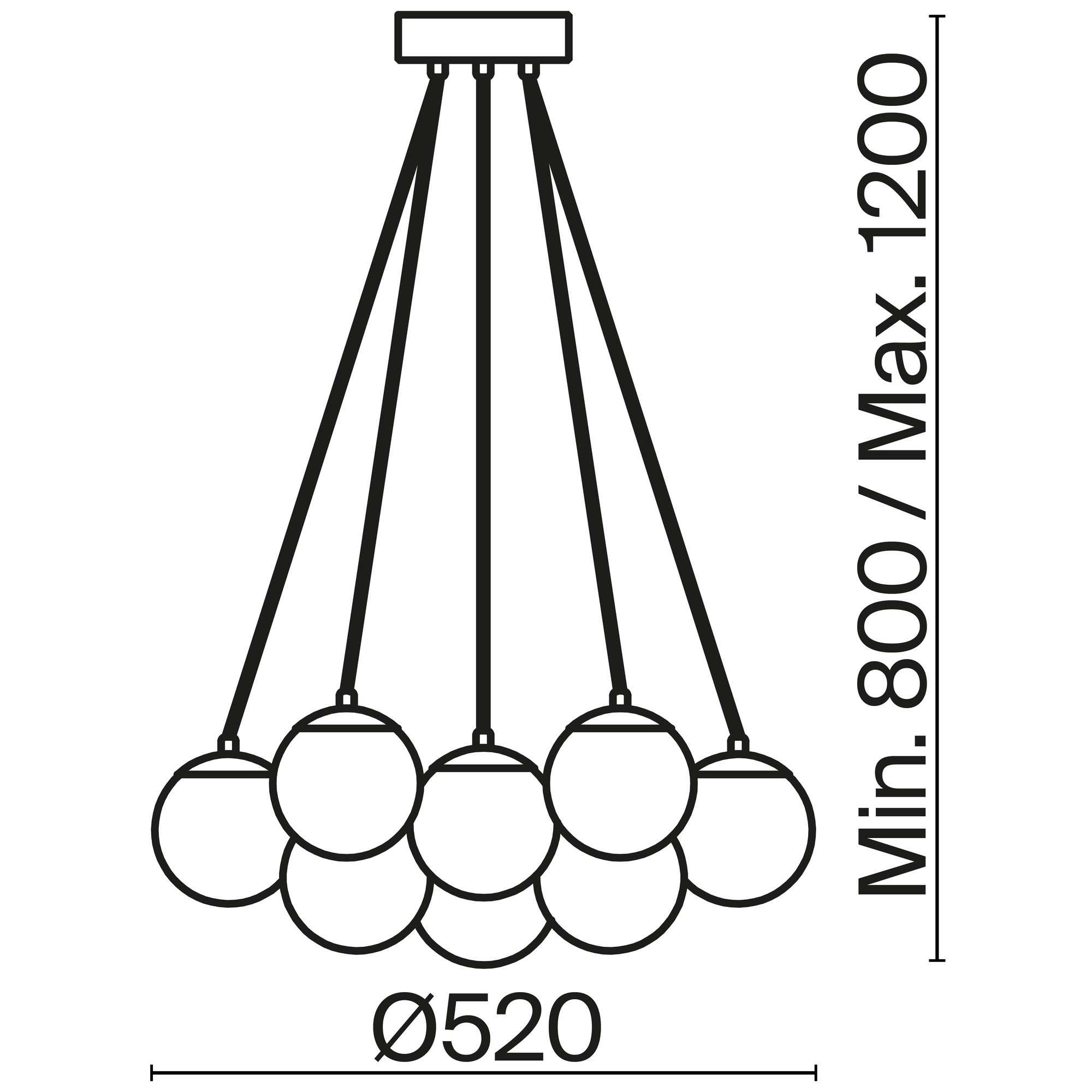 Подвесная люстра Freya Fiesta FR5231PL-13CH_MY