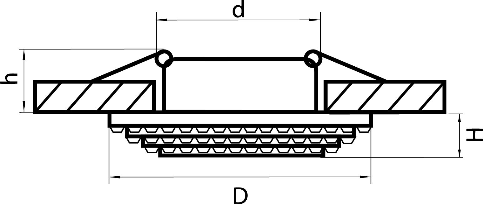 Точечный светильник LightStar Врезной Miriade 011976_LS