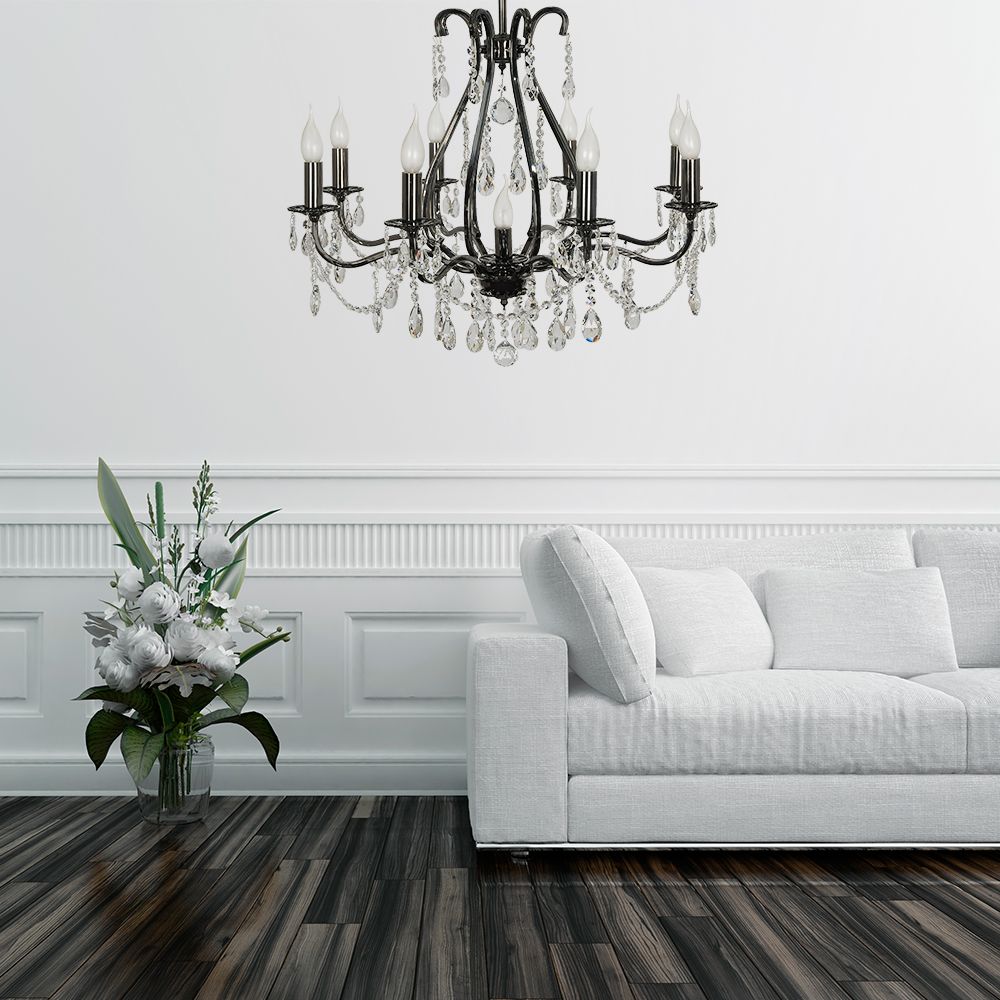 Подвесная люстра Arti Lampadari Ercolano Graphite Ercolano E 1.1.8.601 N