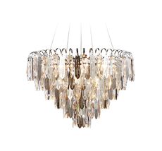 Подвесная люстра Ambrella light с хрусталем Traditional TR5257_AMB