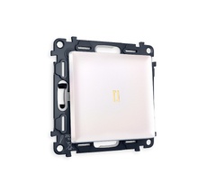 Выключатель одноклавишный проходной с подсветкой Ambrella Volt ALFA QUANT MA202030_AMB