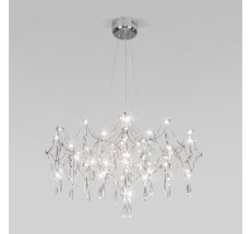 Подвесной светодиодный светильник с ПДУ с хрусталем и регулировкой цветовой температуры Bogate's 443/1_EU