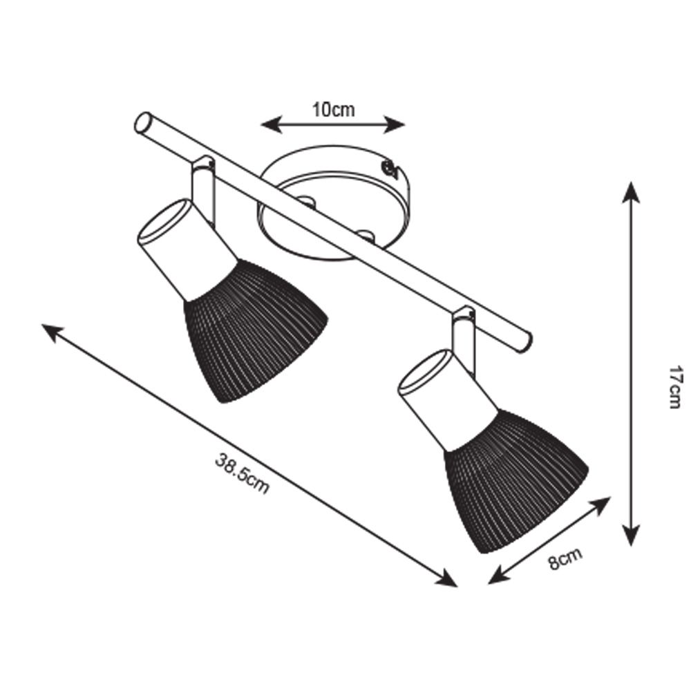 Спот ArteLamp Parry A5062AP-2AB