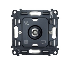 Розетка TV оконечная 50-870 MHz 1dB Ambrella Volt QUANT VM202_AMB